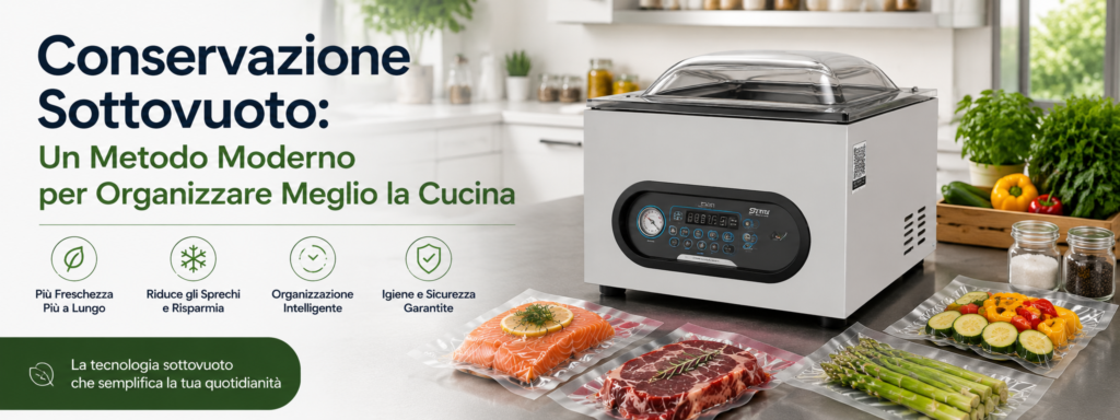 Conservazione Sottovuoto: Un Metodo Moderno per Organizzare Meglio la Cucina