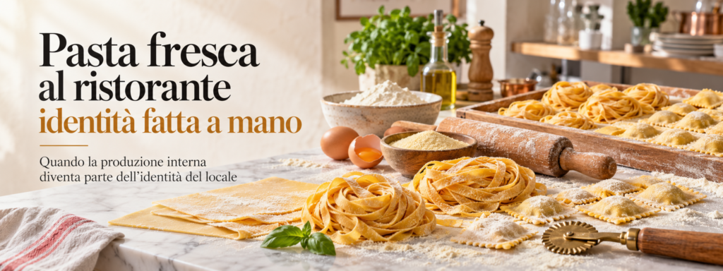 Pasta fresca al ristorante: quando una tradizione italiana diventa organizzazione, tecnica e identità