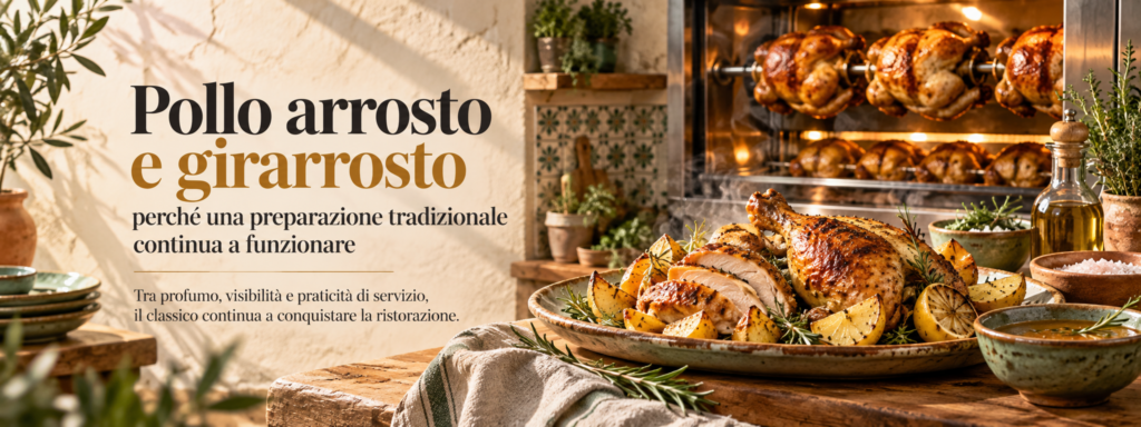 Girarrosto e pollo arrosto: perché una delle cotture più antiche continua ad avere un futuro