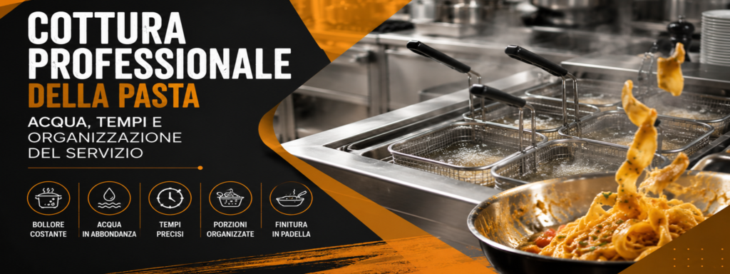 Cottura Professionale della Pasta: Acqua, Tempi e Organizzazione del Servizio